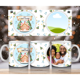 Christmas Custom Mug Canva Template