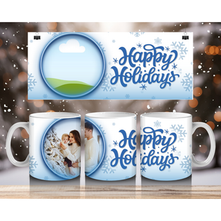 Christmas Custom Mug Canva Template