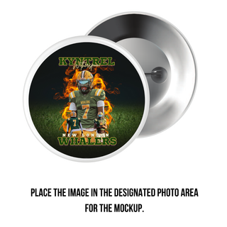 Canva Pro Football Button Template