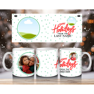 Christmas Custom Mug Canva Template