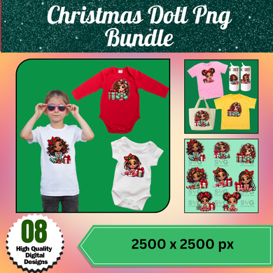 Christmas Doll Png Bundle