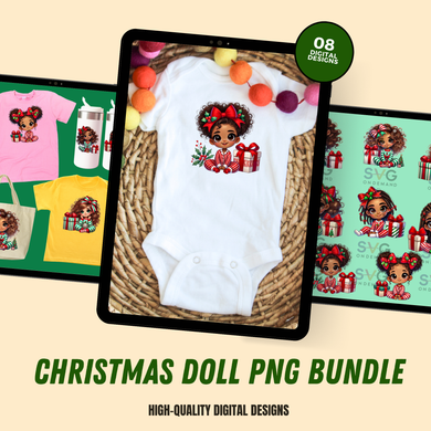 Christmas Doll Png Bundle