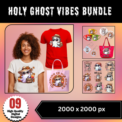 Holy Ghost Vibes Bundle Template