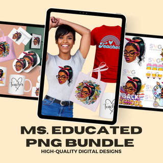 Ms. Educated  Png Bundle