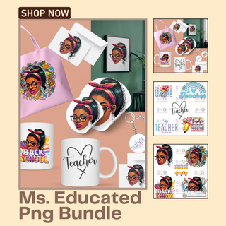 Ms. Educated  Png Bundle