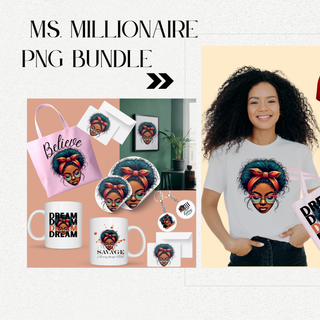 Ms. Millionaire Png Bundle