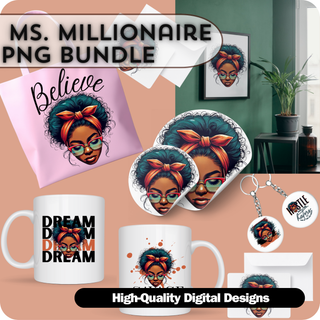 Ms. Millionaire Png Bundle