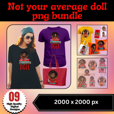 Not your Average Doll Png Bundle