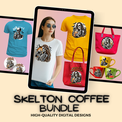 Skelton Coffee Png Bundle