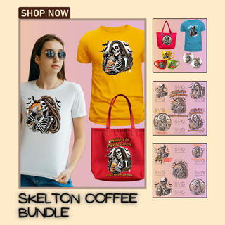 Skelton Coffee Png Bundle