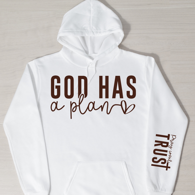 God Has A Plan Screen Print Transfer