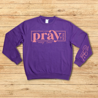 Pray More Screen Print Transfer