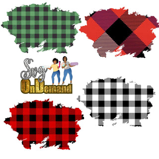 Buffalo Plaid PNG Background 1