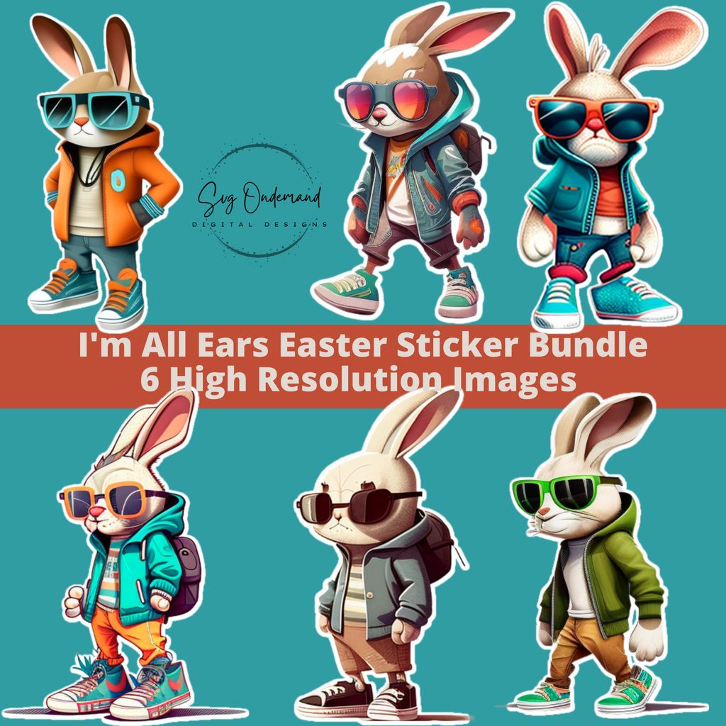 I'm all ears for Easter STICKER BUNDLE