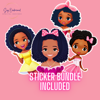 Melanin Princes Bundle PNG (1)