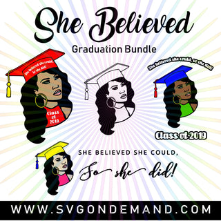 She Believed Graduation Bundle 1