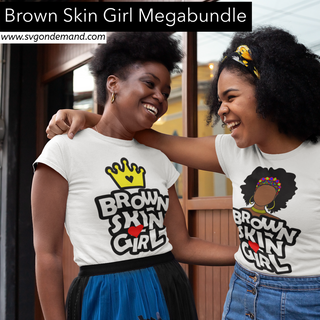 Brown Skin Girl with BONUS MOCKUP 1