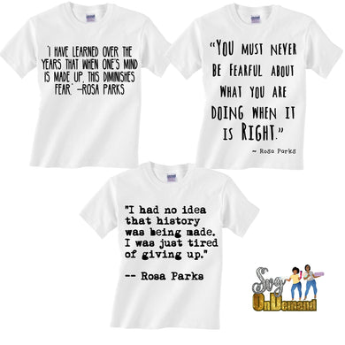 Rosa Parks Quote Bundle 1