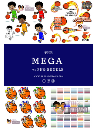 Basketball Mega Pack Bundle 4 bundles in one 1